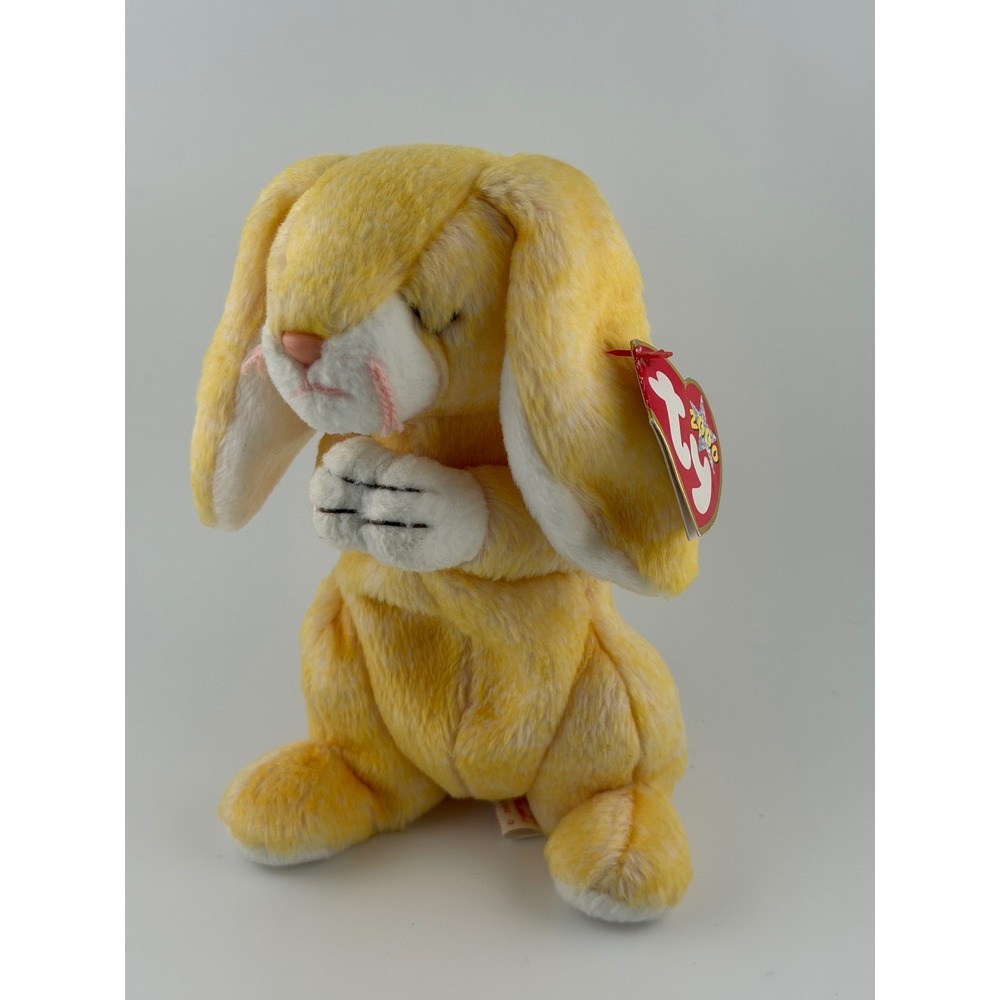 Ty Beanie Babies Grace Bunny Rabbit Small Yellow Vintage Plush Y2K Coquette Boho